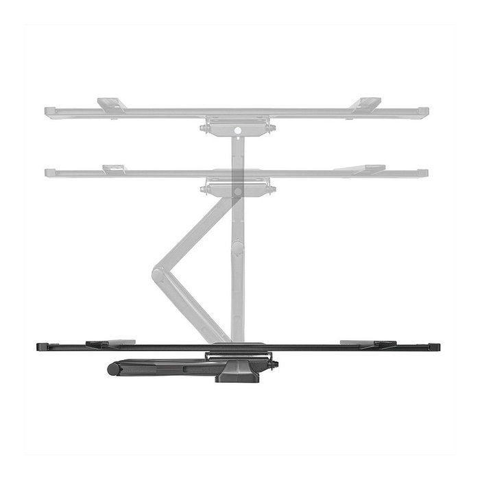 VALUE TV-Wandhalterung, Montaje Pared Flexible para TV 37 a 70 Pulgadas, Soporte Giratorio e Inclinable hasta 35 kg, Negro