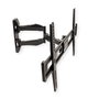 VALUE TV-Wandhalterung, Montaje Pared Flexible para TV 37 a 70 Pulgadas, Soporte Giratorio e Inclinable hasta 35 kg, Negro