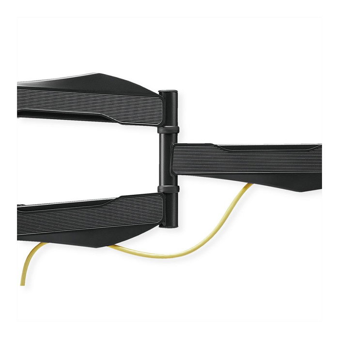 VALUE TV-Wandhalterung, Montaje Pared Flexible para TV 37 a 70 Pulgadas, Soporte Giratorio e Inclinable hasta 35 kg, Negro
