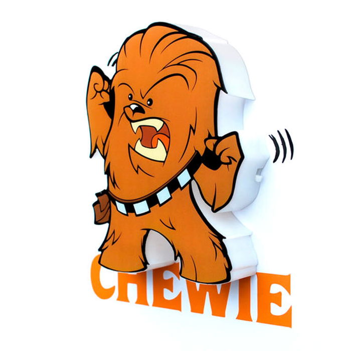 3D LIGHT FX Lampara LED Mini Chewie Star Wars Funciona con 2 Pilas AAA No Se Calienta 3D LIGHT FX Lampara LED Mini Chewie Star Wars Funciona con 2 Pilas AAA No Se Calienta