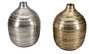 DKD Home Decor Jarrón de Aluminio Desgastado Luvato Surtido de 2 unidades