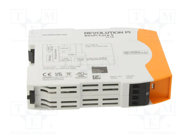 KUNBUS RevPi Core S Controlador Programable PLC 32GB KUNBUS RevPi Core S Controlador Programable PLC 32GB