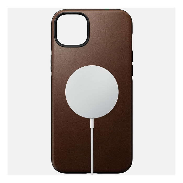 Nomad Funda Modern Leather Case para iPhone 14 Plus Rustic Brown