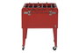 DKD Home Decor Futbolín Metal PP Rojo