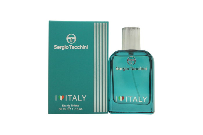Sergio Tacchini I Love Italy Eau de Toilette para hombre 50 ml Sergio Tacchini I Love Italy Eau de Toilette para hombre 50 ml