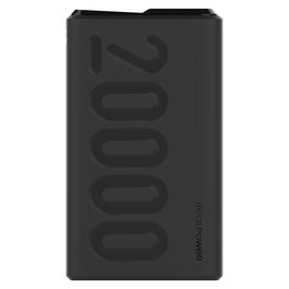 Realpower Powerbank RealPower PB-20000PD+ 20000 mAh Negro Carga Rápida Power Delivery USB Tipo-C 2 Puertos USB-A