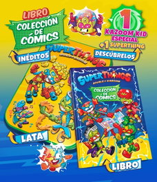 EDIBA EUROPA EON Libro Coleccionista Cómics Superthings - Neon Power