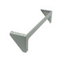 ALLNET Armario Rack 19" 2HE, 98 mm de Profundidad, Color Gris Claro, Serie SMW