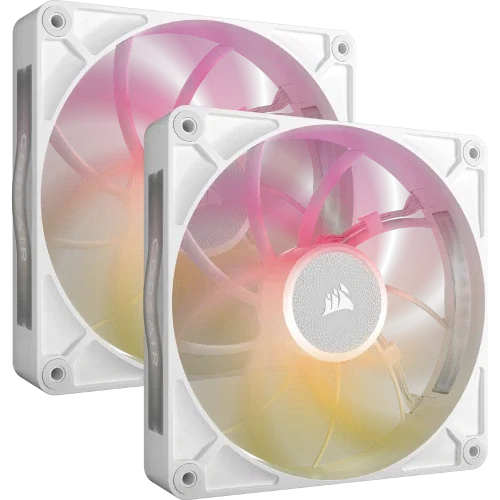Corsair iCUE LINK RX140 RGB Max Blanco Pack de 2