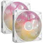 Corsair iCUE LINK RX140 RGB Max Blanco Pack de 2