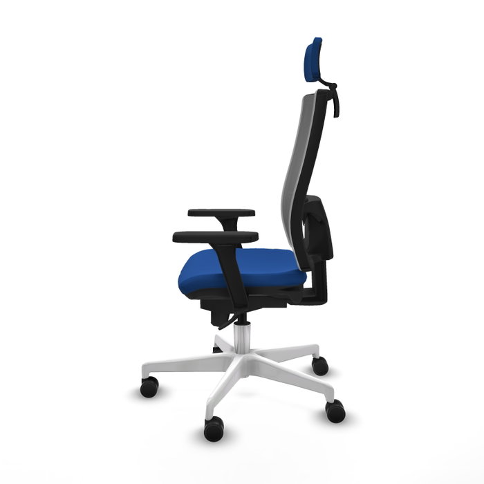 PIQUERAS Y CRESPO Silla de oficina Horna con mecanismo Sincro, Azul y Gris PIQUERAS Y CRESPO Silla de oficina Horna con mecanismo Sincro, Azul y Gris
