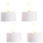 Day Juego de 4 Velas LED con Temporizador, Luz Blanca Cálida (2250K), Pilas CR2032 Incluidas