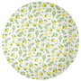 Home Deco Factory Plato Llano Limones Colección Bain De Soleil Diámetro 27 cm