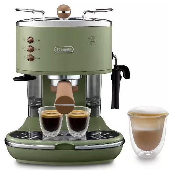 DeLonghi Icona Vintage ECOV 311.GR Cafetera Espresso Verde DeLonghi Icona Vintage ECOV 311.GR Cafetera Espresso Verde