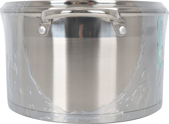 Inde Cacerola 26 cm (8L) Acero Inoxidable con Tapa "Hermes" Qt 37x28x16.5cm (4 Unidades)