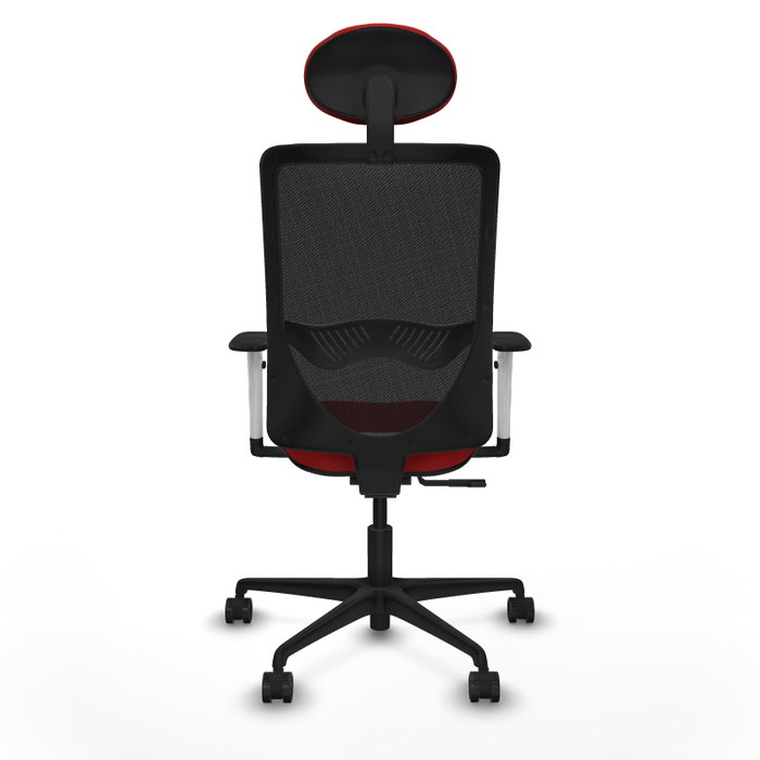 PIQUERAS Y CRESPO Silla de oficina Zulema con mecanismo Sincro, Rojo y Negro PIQUERAS Y CRESPO Silla de oficina Zulema con mecanismo Sincro, Rojo y Negro