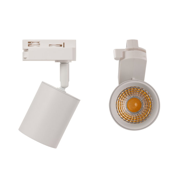 Foco de Carril Monofásico 10W COB Regulable Blanco 4000K Flicker Free