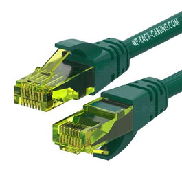 Wp european cabling solution Cable de red Cat. 6A U-UTP Verde 0,5 m