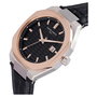 Pierre Cardin CF.1000.LB.1 Reloj analógico para hombre con correa de cuero negra