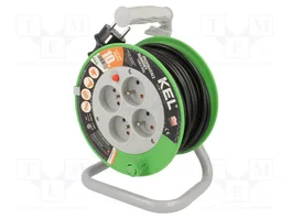 KEL Prolongador de alimentación H05VV-F 3G1,5mm2 10m