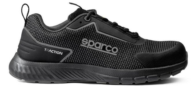 Sparco Traction Fuji Zapato deportivo de seguridad, Negro, Talla 42