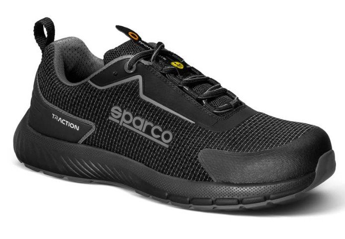 Sparco Traction Fuji Zapato deportivo de seguridad, Negro, Talla 42