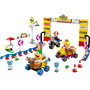 LEGO Super Mario 72036 Mario Kart: Bebé Peach y Grand Prix - Set de Construcción de Circuito con Floruquad, Autonave y Figuras
