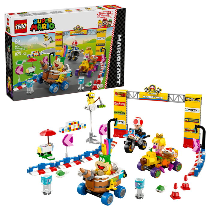 LEGO Super Mario Mario Kart: Bebé Peach y Grand Prix (72036) LEGO Super Mario Mario Kart: Bebé Peach y Grand Prix (72036)