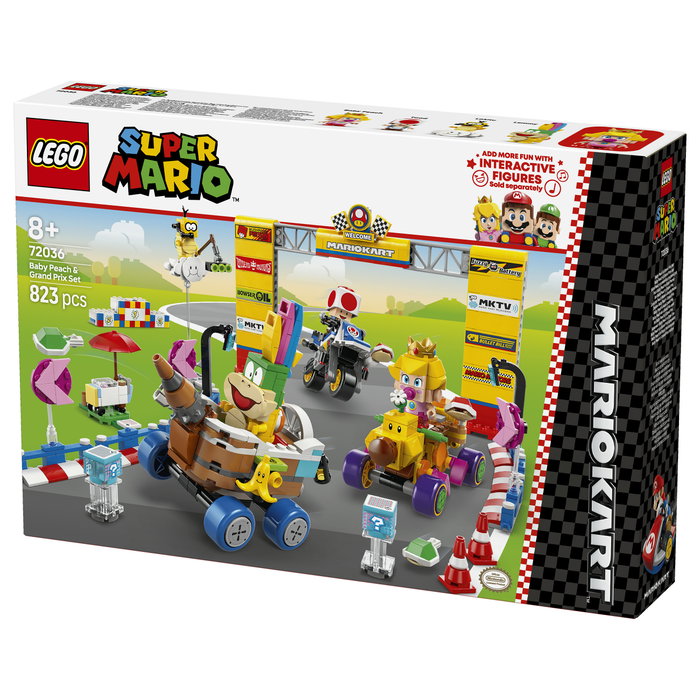 LEGO Super Mario Mario Kart: Bebé Peach y Grand Prix (72036) LEGO Super Mario Mario Kart: Bebé Peach y Grand Prix (72036)
