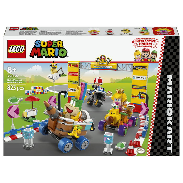 LEGO Super Mario Mario Kart: Bebé Peach y Grand Prix (72036) LEGO Super Mario Mario Kart: Bebé Peach y Grand Prix (72036)