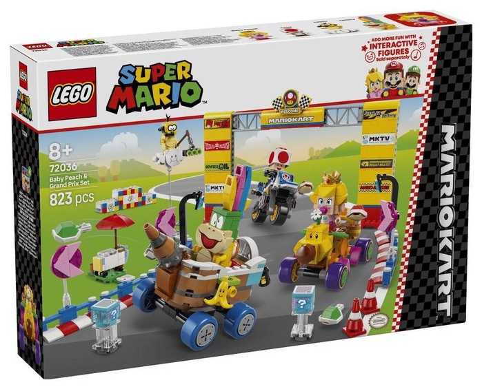 LEGO Super Mario Mario Kart: Bebé Peach y Grand Prix (72036) LEGO Super Mario Mario Kart: Bebé Peach y Grand Prix (72036)
