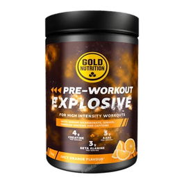 GOLD NUTRITION Pre-Workout Explosive Orange 1Kg Suplemento Energético para Fuerza Máxima