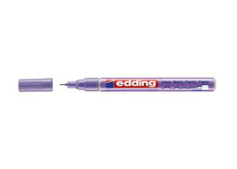 Marcador T.Opaca Perm. Edding 780 Conico Metalico Violeta (Set de 10)