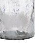 Jarrón Metal-Cristal Decoración 19,50 X 19,50 X 51 cm