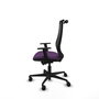 PIQUERAS Y CRESPO Silla de oficina Mardos con mecanismo Sincro/Traslack Morado y Negro