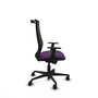 PIQUERAS Y CRESPO Silla de oficina Mardos con mecanismo Sincro/Traslack Morado y Negro