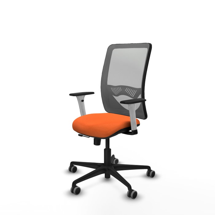 PIQUERAS Y CRESPO Silla de oficina Zulema Naranja y Gris PIQUERAS Y CRESPO Silla de oficina Zulema Naranja y Gris