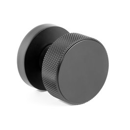 HERRAJES ALK Icaro Manivela Redonda Ø53 Grafito Acabado Negro Mate