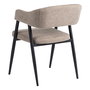 Silla Taupe Tejido-Metal Salón 56 X 60 X 81 cm (Set de 2)