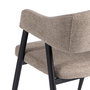 Silla Taupe Tejido-Metal Salón 56 X 60 X 81 cm (Set de 2)