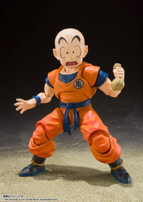 Bandai Tamashii Nations Dragon Ball Z Figura S.H. Figuarts Krillin-Earth's Strongest Man 17 cm