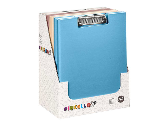 Pincello Carpeta A4 Tapa Sujetahojas Color Neutro Plástico Plástico 32x23x2.5 cm Surtido (Set de 36)