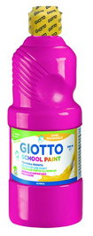 GIOTTO Témpera Escolar Lavable Magenta 500 ml