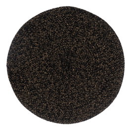 Ixia Salvamantel Trenzado Marrón-negro 38 x 38 cm (Pack de 4)