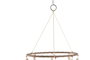 DKD Home Decor Decoración Colgante Poliéster 16x16x60 Surtido de 2 unidades