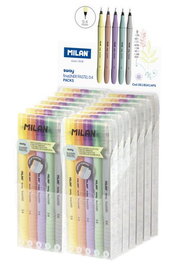 Rotulador Milan Sway Fineliner 0.4 Mm Expositor De 14 Estuches (5 Rotul X Estuche)