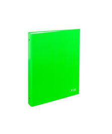 Carpeta De Anillas Carchivo Luz Carton Plastificado Brillo Fº-Xl 2 An. 25Mm Verde (Set de 4)