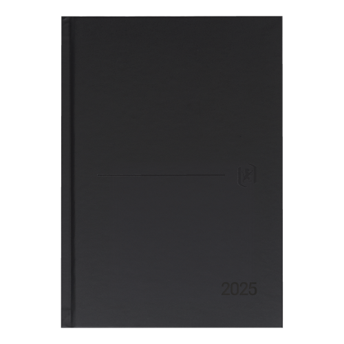 Oxford Agenda Anual Minimal Cosida A5 320H Dp Negro 2026