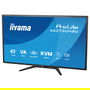Iiyama ProLite X4373UHSU-B2 Monitor 43" (108 cm) 4K Ultra HD 3840x2160 VA, 60Hz, HDR10, USB-C 95W, Altavoces 14W, Negro