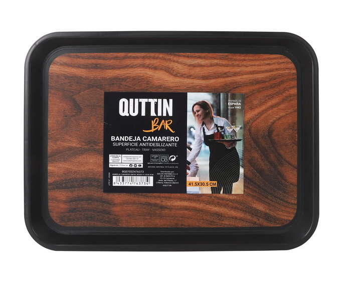 My Bar Bandeja Camar.Antide.Wood 41.5 cm x 30.5 cm (12 Unidades)